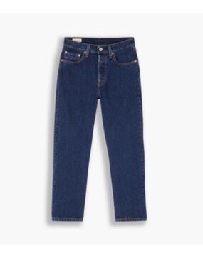 Levi's Premium 501 Original Cropped Straight Jeans Dark Wash Women’s Size 29